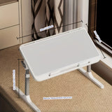 Adjustable Height Foldable Desk with Phone Slot Furniture > Office > Desks - Tophatter Daily Deals