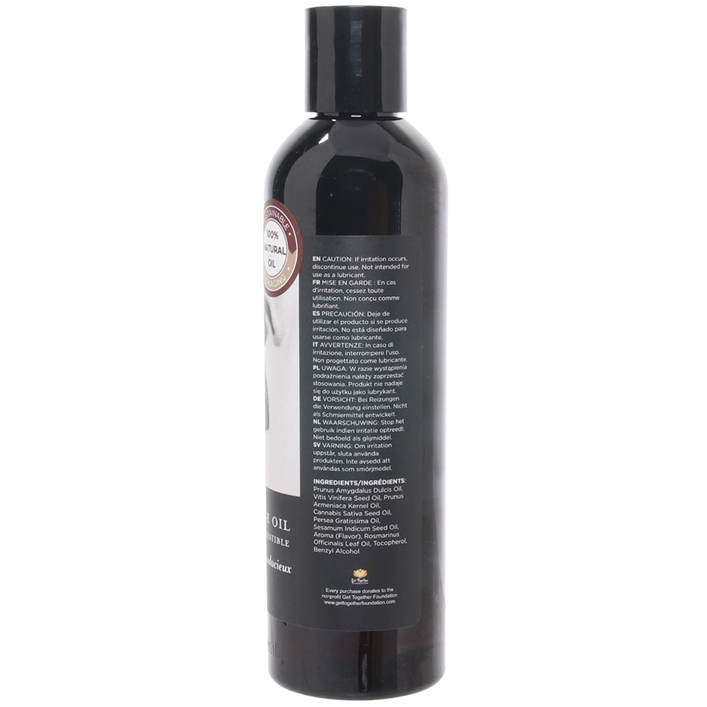 Edible Massage Oil 8oz/236ml in Gushing Grape Sensual Love > Massage - Tophatter Daily Deals