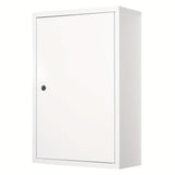 3-Tier Wall-Mounted Metal Medicine Cabinet Bathroom Accessories - Tophatter Daily Deals