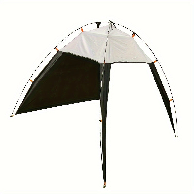 4-Person Canopy Triangle Beach Tent Sun Shelter Camping & Hiking > Tents & Camp Furniture - Tophatter Daily Deals