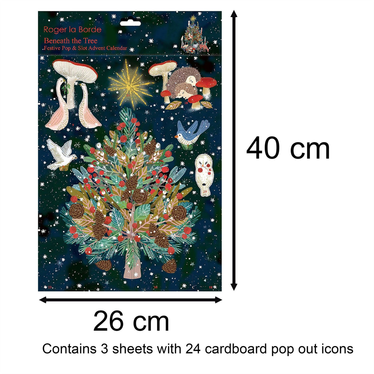 3D Pop & Slot Beneath the Tree Christmas Advent Calendar | Tree Advent Calendar Advent Calendar - Tophatter Daily Deals