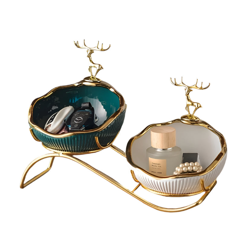Shoe Cabinet with Golden Frame and Handles Shoe Racks & Organisers - Tophatter Daily Deals