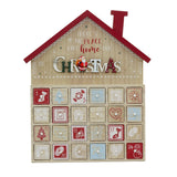 Winter Wonderland House Christmas Advent Calendar | Wooden Advent Calendar Advent Calendar - Tophatter Daily Deals