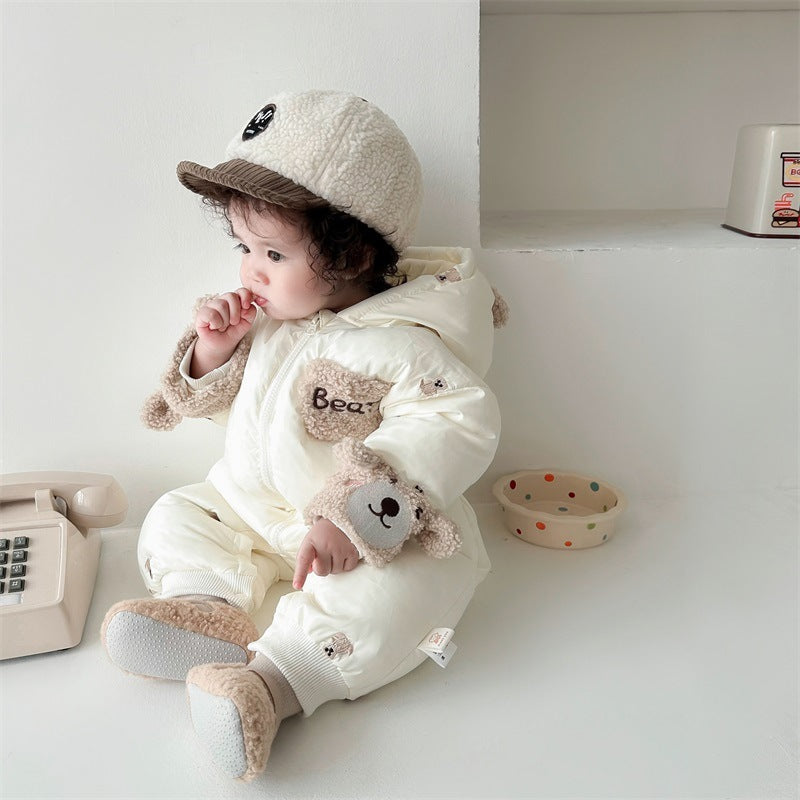 Baby Winter Clothes Velvet Padded Coat 0 - Tophatter Daily Deals
