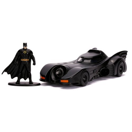 Batman (1989) – Batmobile with Figure Hollywood Rides Diecast Model Diecast Model Car - Tophatter Daily Deals