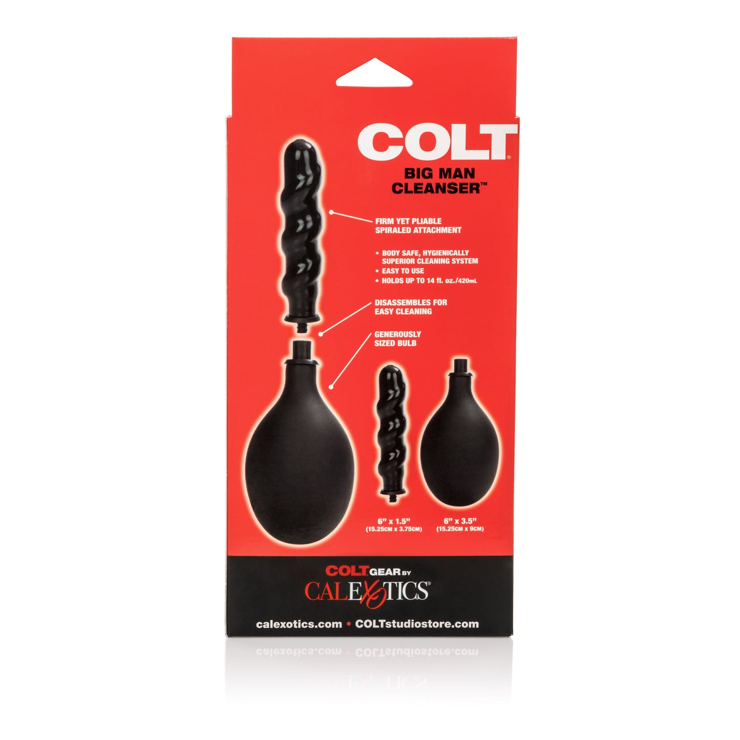 Colt Big Man Cleanser – Phthalate-Free Man-Sized Cleaner with Spiraled Probe > Essentials > Douches - Tophatter Daily Deals