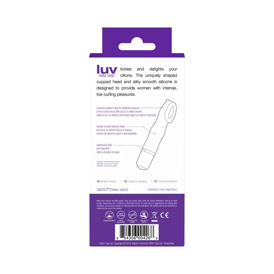 Luv Mini Vibe Into You Indigo Compact > Vibrators > Mini Vibrators - Tophatter Daily Deals