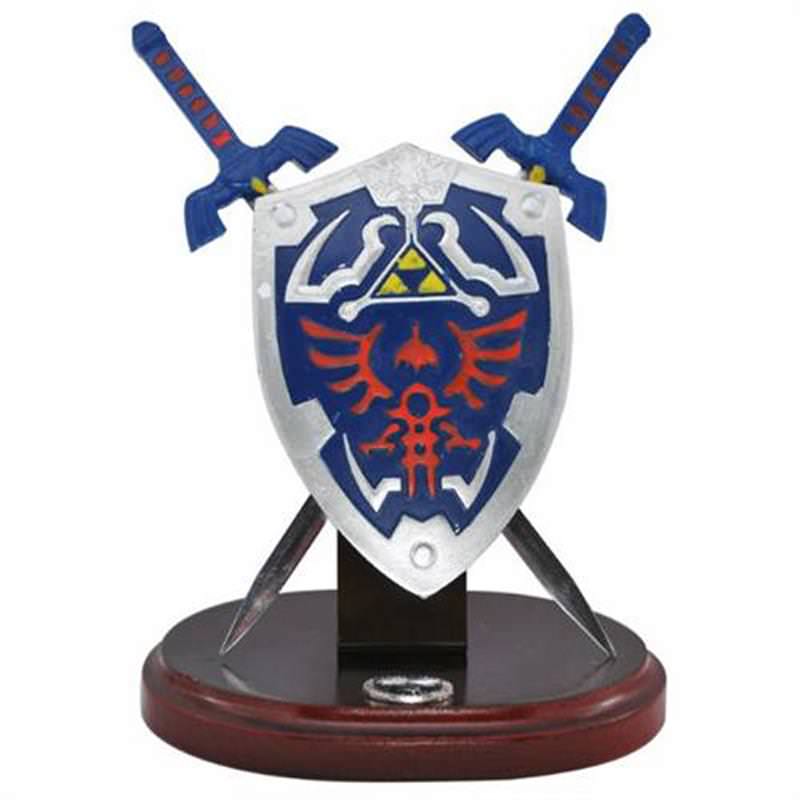 Zelda Hylian Letter Opener Shield & Sword Table Top Set - Tophatter Daily Deals