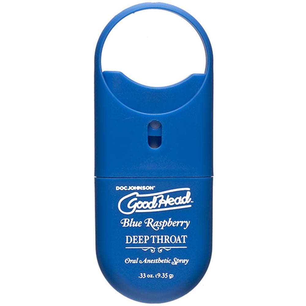 GoodHead Deep Throat Spray To-Go – Oral Numbing Spray - Blue Raspberry 9ml > Lube > Oral Gels & Sprays - Tophatter Daily Deals