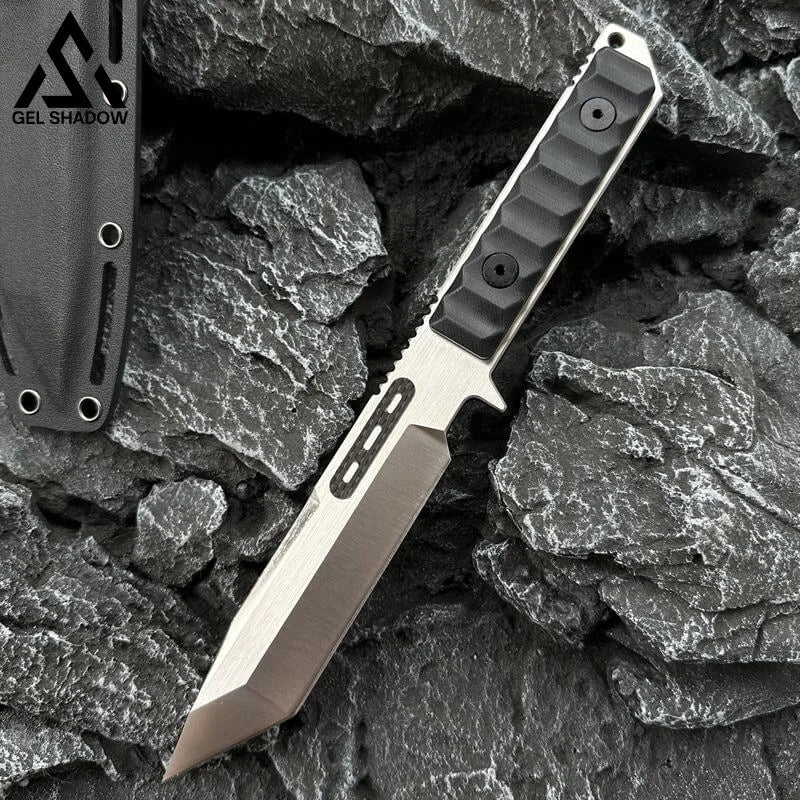 8mm Thick King Kong SLEIPNER Superhard Stright Knife-GS121 Silver KNIVES - Tophatter Daily Deals