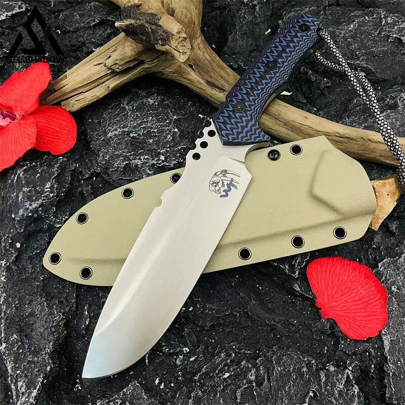8mm Thick WT Stright Knife One-piece Keel-GS118 Silver KNIVES - Tophatter Daily Deals