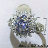 8mm Zirconia Zinc Alloy Ring Rings - Tophatter Daily Deals