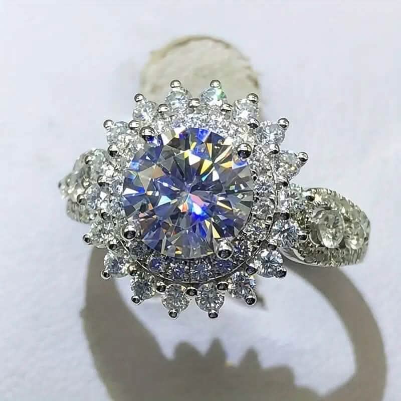 8mm Zirconia Zinc Alloy Ring Rings - Tophatter Daily Deals