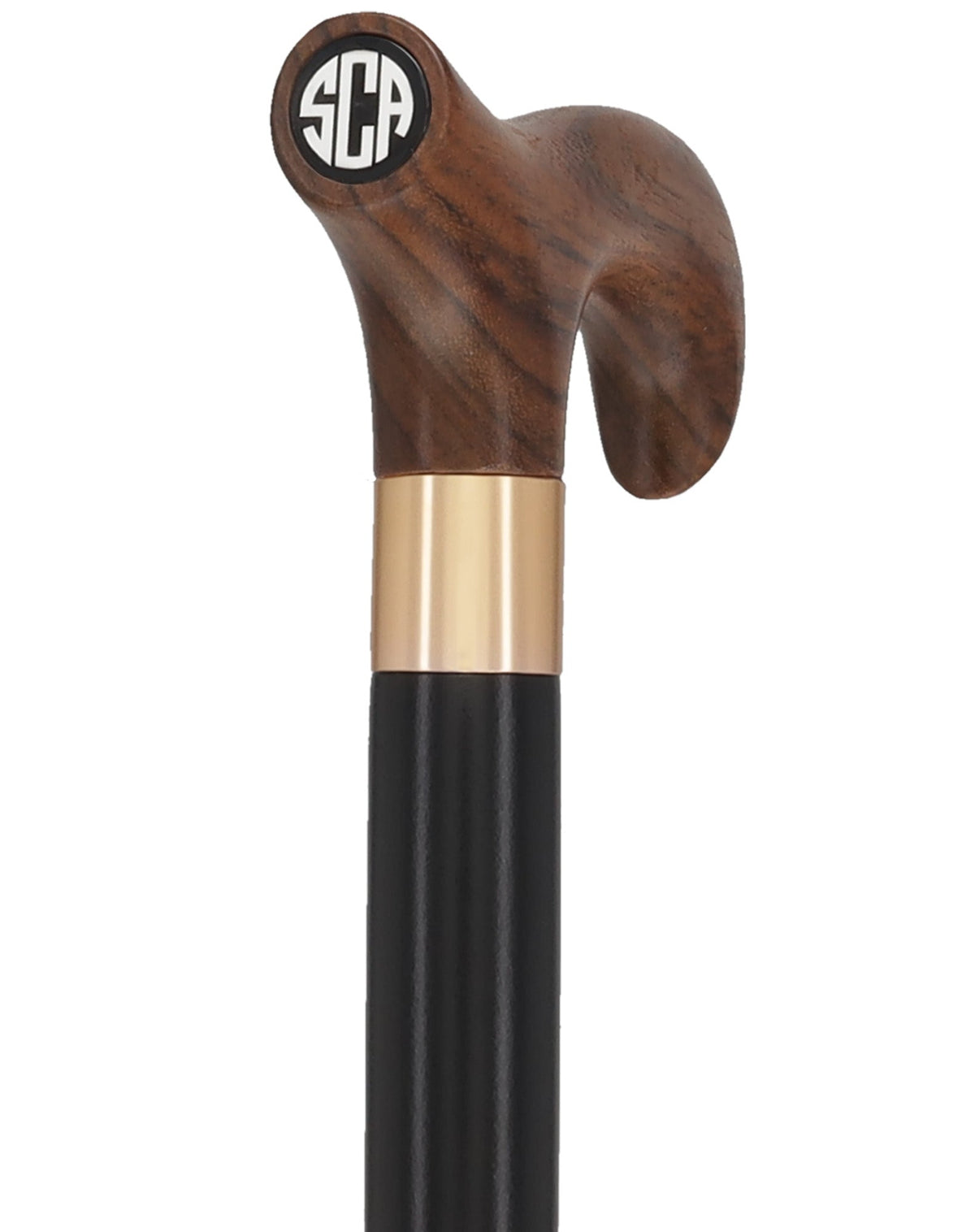Custom-Engraved Wooden Cane: Choose Color & Personalize - Tophatter Daily Deals