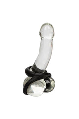 Cal Exotics - Ultra Soft Crazy 8 Cock Ring - Black Sex Toy - Tophatter Daily Deals