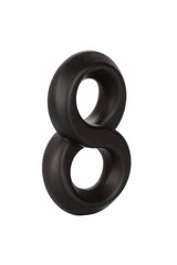 Cal Exotics - Ultra Soft Crazy 8 Cock Ring - Black Sex Toy - Tophatter Daily Deals