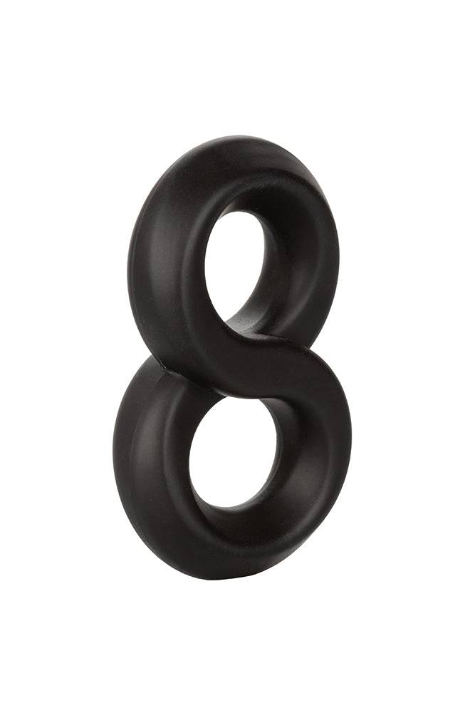Cal Exotics - Ultra Soft Crazy 8 Cock Ring - Black Sex Toy - Tophatter Daily Deals
