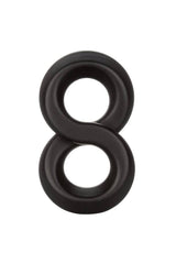 Cal Exotics - Ultra Soft Crazy 8 Cock Ring - Black Sex Toy - Tophatter Daily Deals