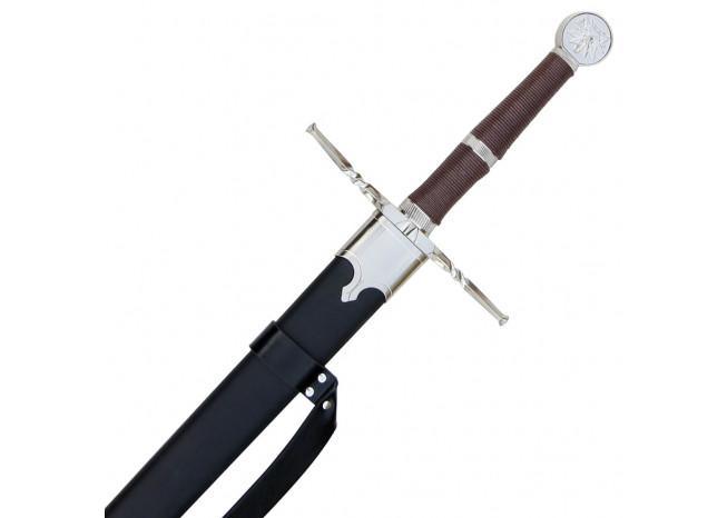 Witcher - Hunters Wild Silver Wolf Battle Sword swords - Tophatter Daily Deals