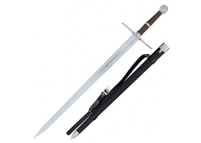Witcher - Hunters Wild Silver Wolf Battle Sword swords - Tophatter Daily Deals