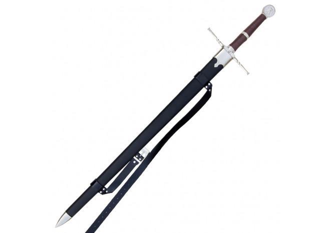 Witcher - Hunters Wild Silver Wolf Battle Sword swords - Tophatter Daily Deals