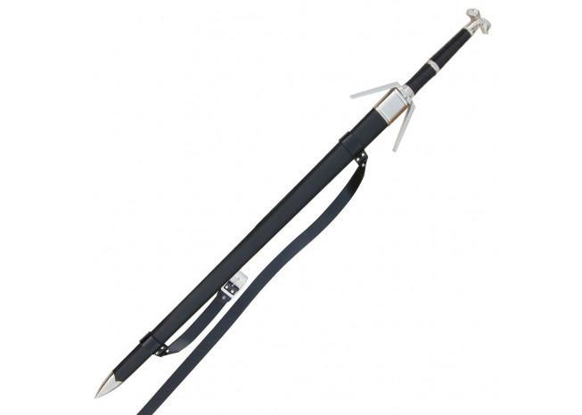 Witcher - Rivian Warrior Silver White Wolf Sword swords - Tophatter Daily Deals