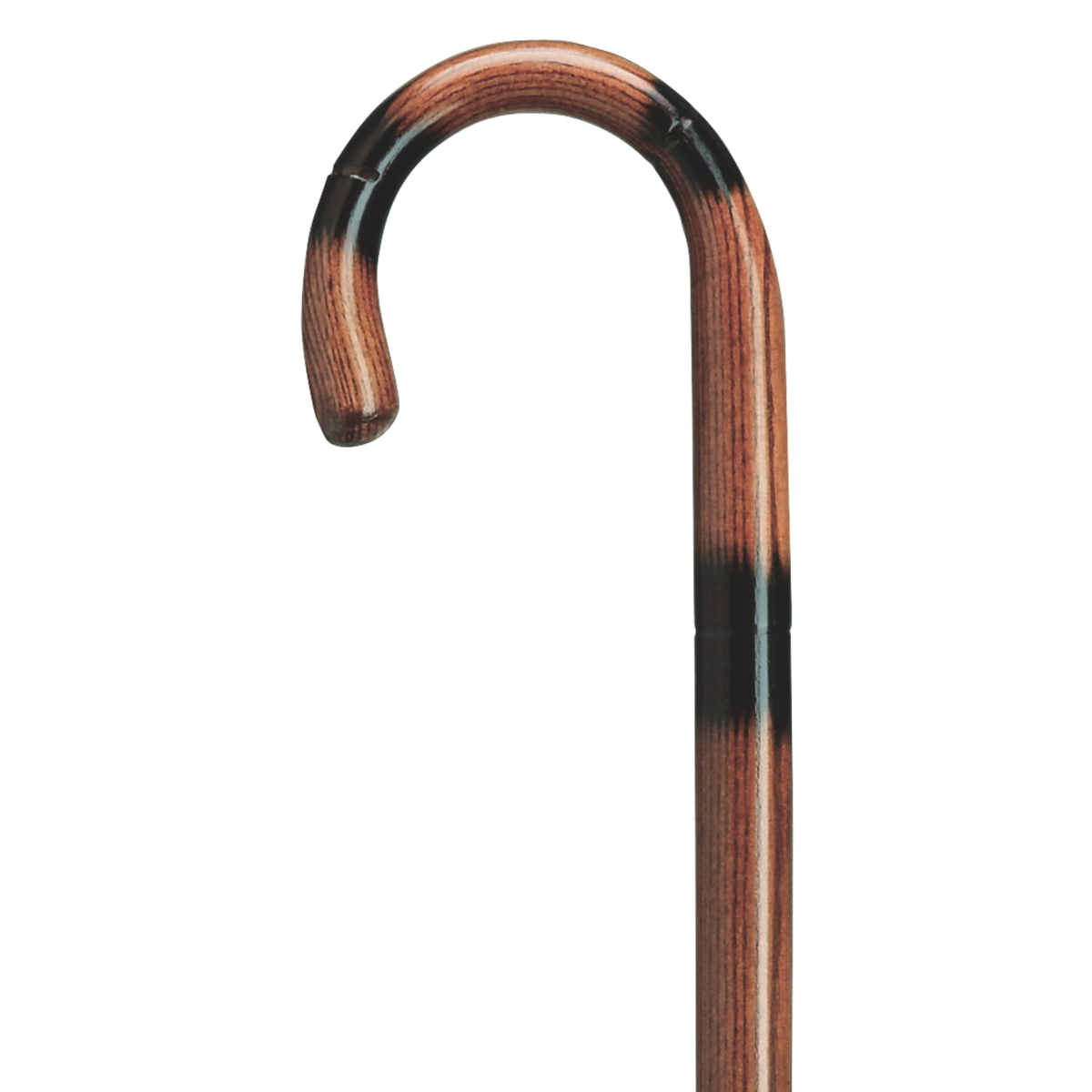 Elegant Ash Walking Cane with Walnut Finish - Supports 250 lbs Walnut - Tophatter Daily Deals