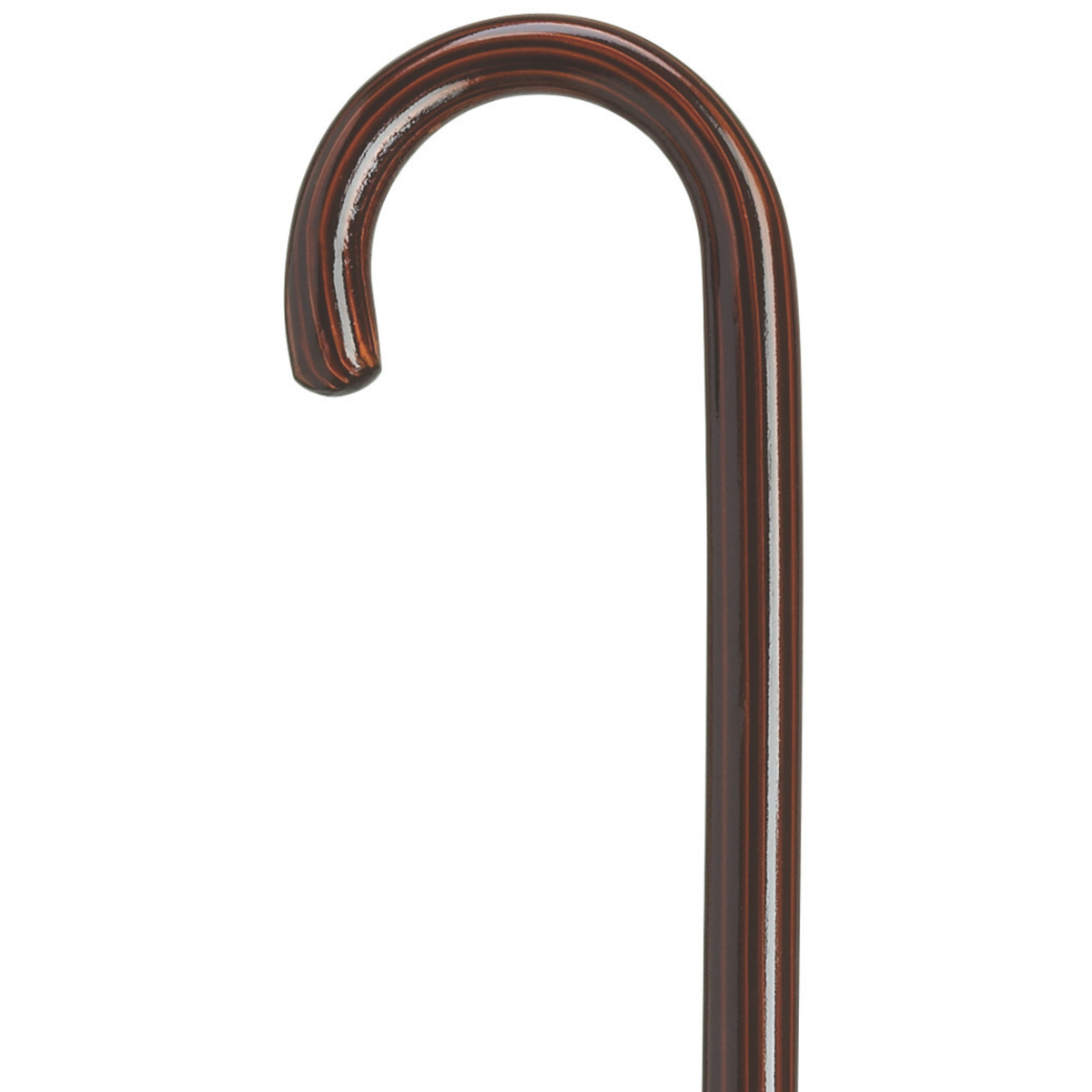 Castania Ergonomic Ash Wood Cane with Premium Faux Finish - Tophatter Daily Deals