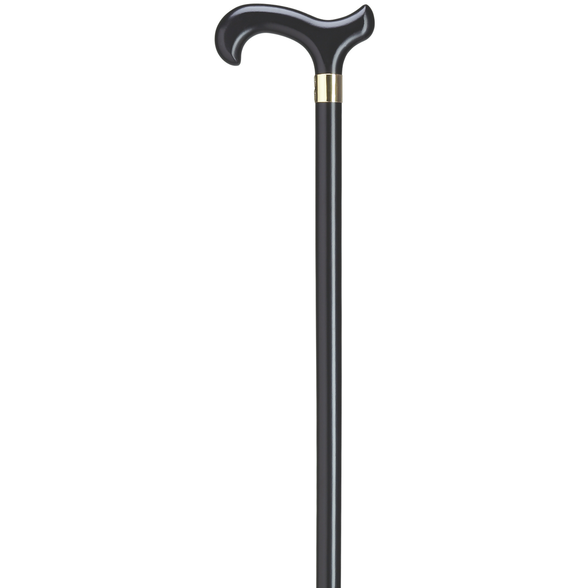 Extra Tall Derby Cane with Brass Band - Tophatter Daily Deals
