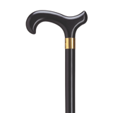 Men's Derby Cane with Brass Band Black - Tophatter Daily Deals