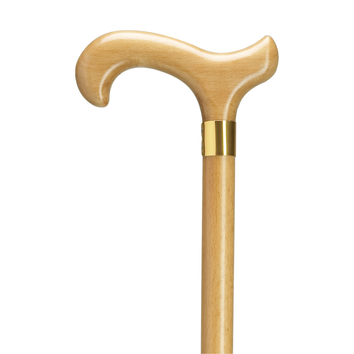Ladies Classic Derby Walking Cane - Brass Band Scorched - Tophatter Daily Deals