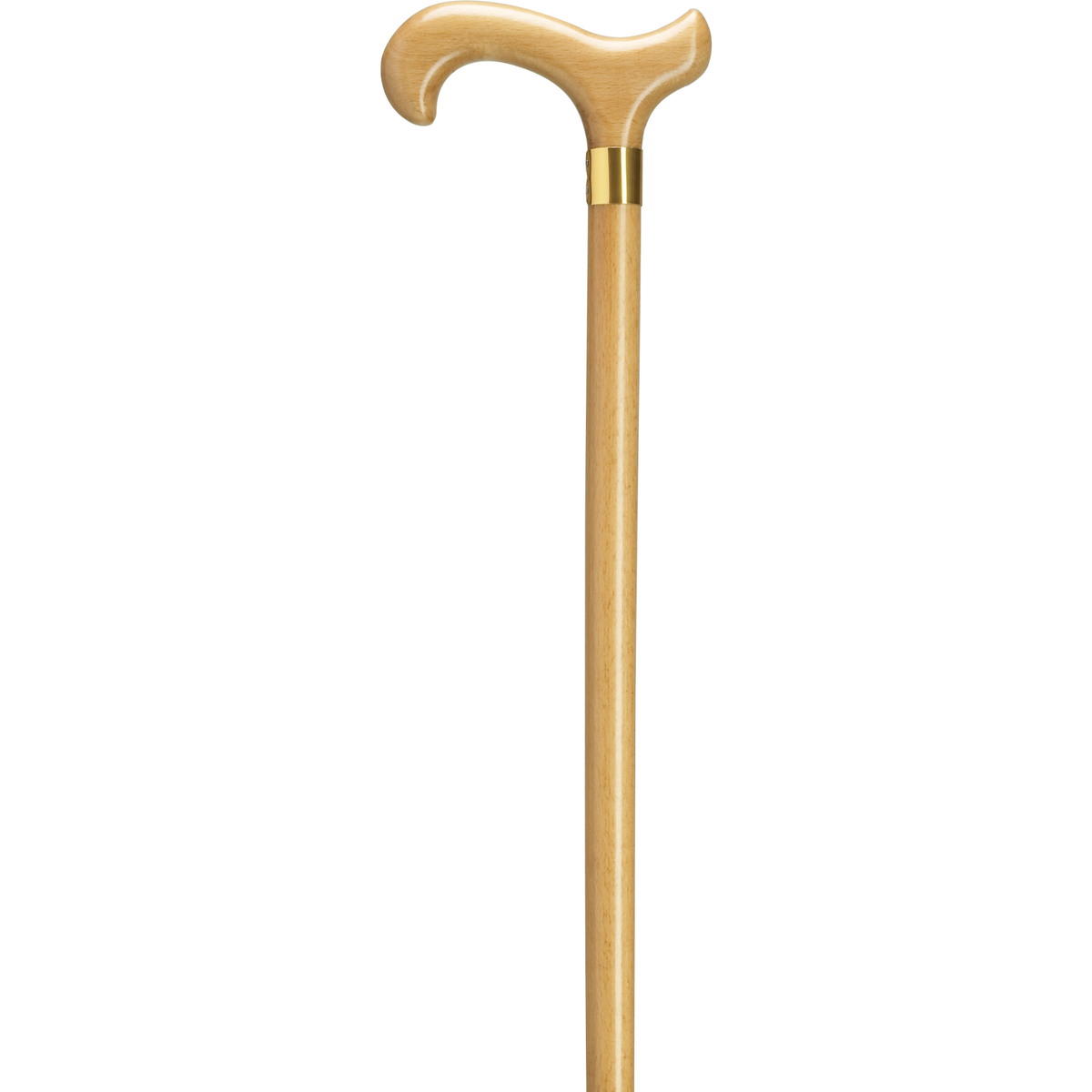 Ladies Classic Derby Walking Cane - Brass Band - Tophatter Daily Deals