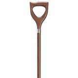 Shovel Handle Walking Cane Walnut - Tophatter Daily Deals