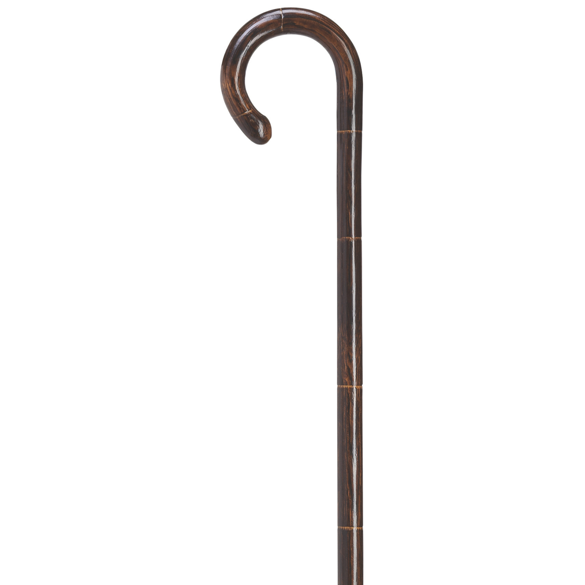 Oak Crook Cane-Stepped & Scorched - Tophatter Daily Deals