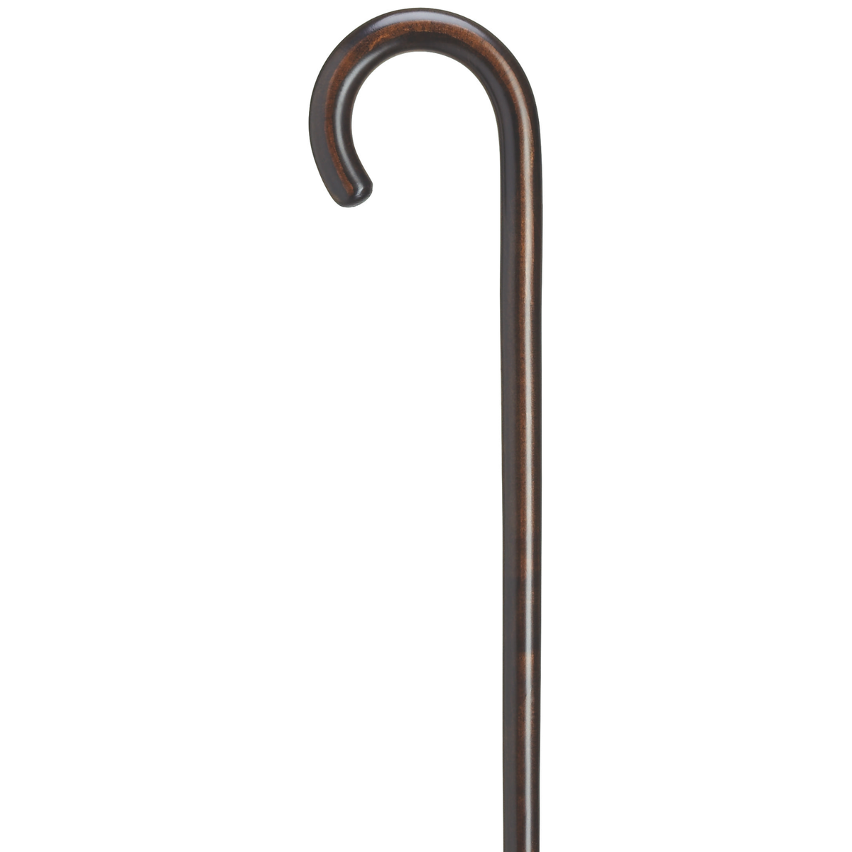 Crook Handle Cane High Gloss Ebony Finish - Tophatter Daily Deals