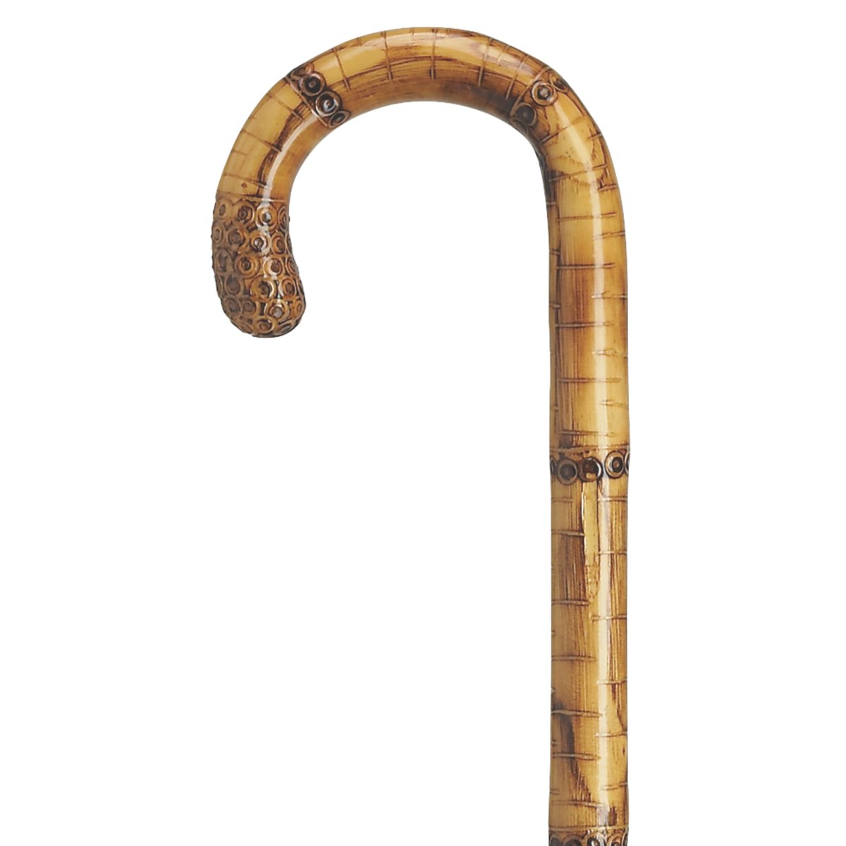 Carved Bulb Nose Tourist Cane - Tophatter Daily Deals