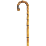 Tourist Cane Chestnut Carved Root Nose Crook - Tophatter Daily Deals