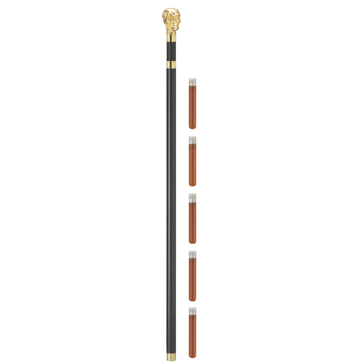 Straight Brandy Cane Skull Handle - Tophatter Daily Deals