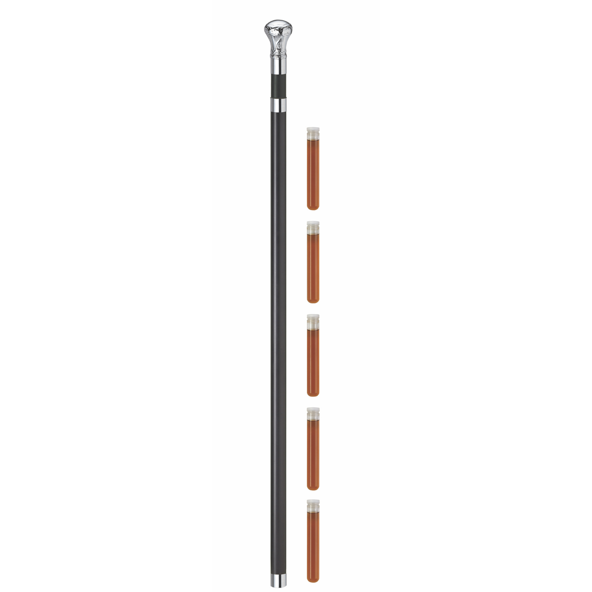Brandy Cane Chrome Handles Regal Knob - Tophatter Daily Deals