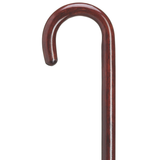 Elegant Women's Maple Wood Walking Cane - Walnut/Mahogany Finish Mahogany - Tophatter Daily Deals