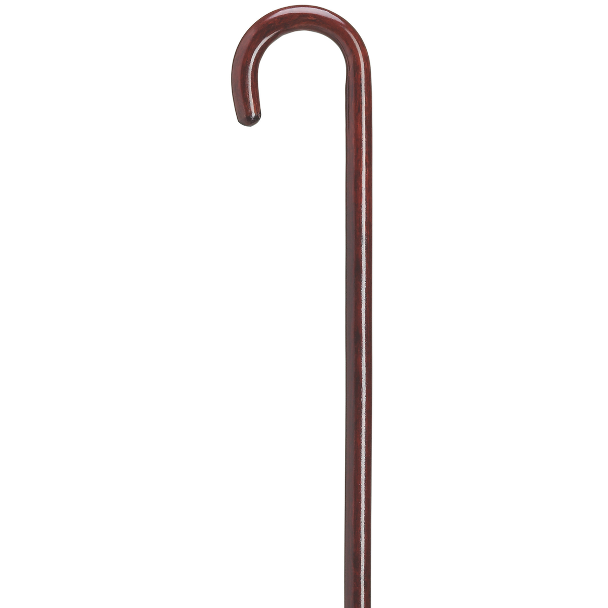 Elegant Women's Maple Wood Walking Cane - Walnut/Mahogany Finish - Tophatter Daily Deals