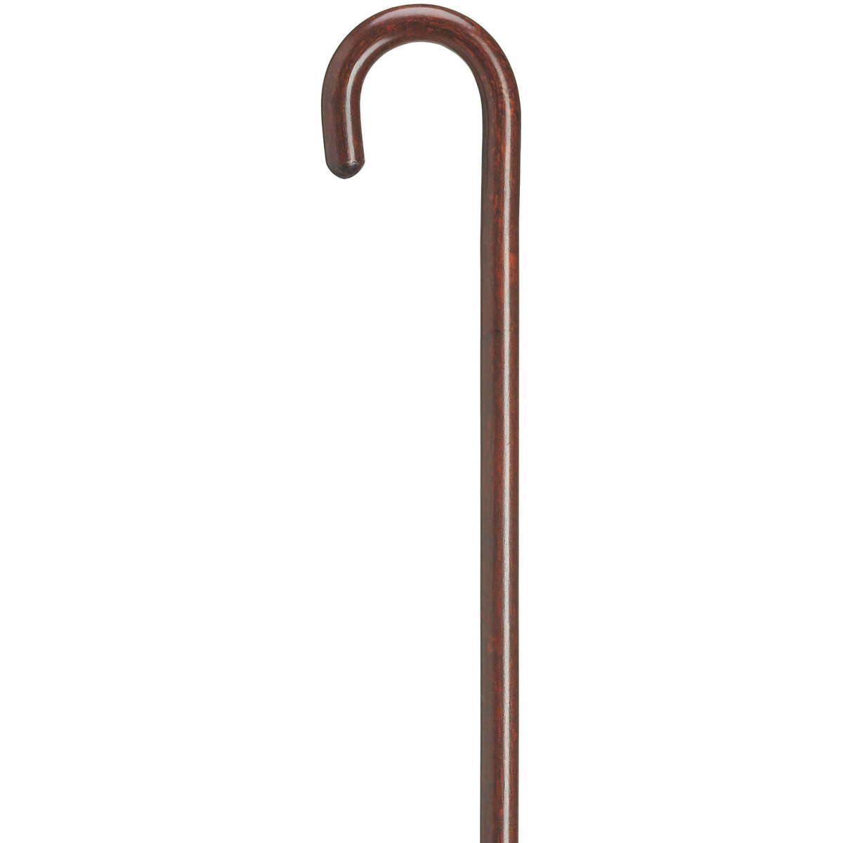 Elegant Women's Maple Wood Walking Cane - Walnut/Mahogany Finish - Tophatter Daily Deals