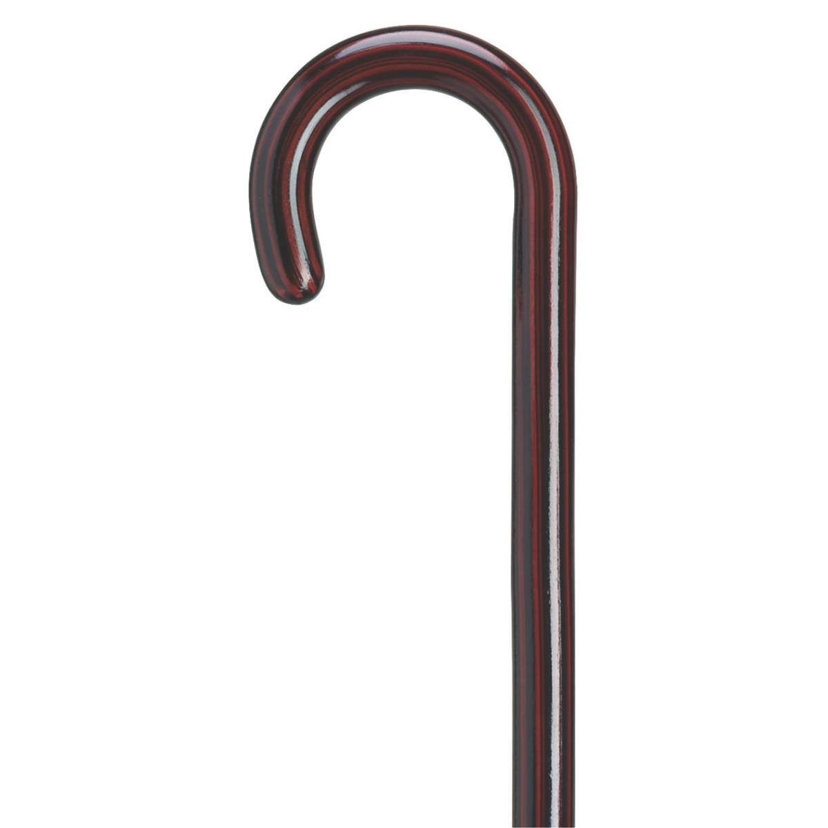 Ladies Distinguished Tourist Cane Rosewood - Tophatter Daily Deals