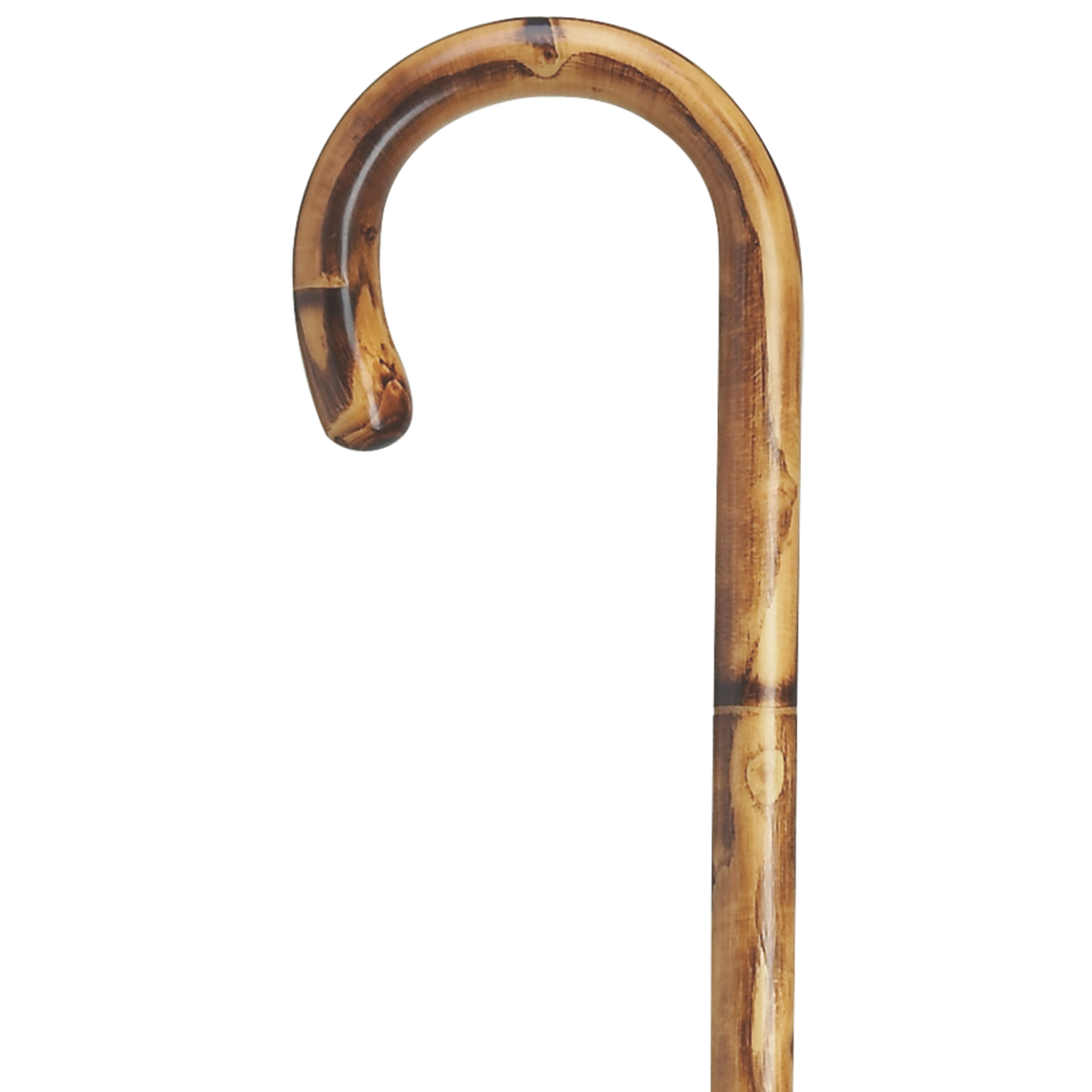 Ladies Tourist Cane - Maple Stepped & Scorched - Tophatter Daily Deals