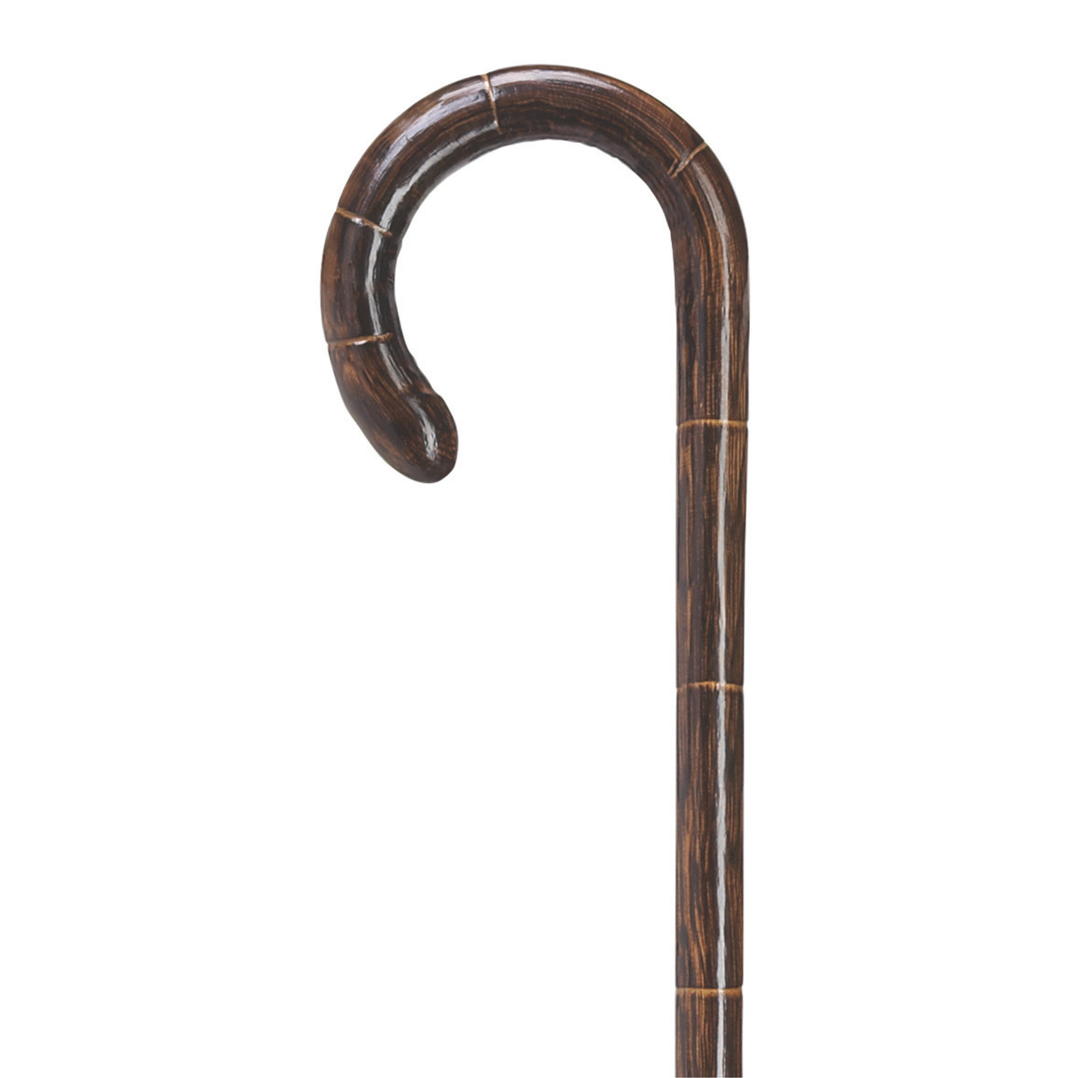 Solid Oak Petite Tourist Cane - Tophatter Daily Deals