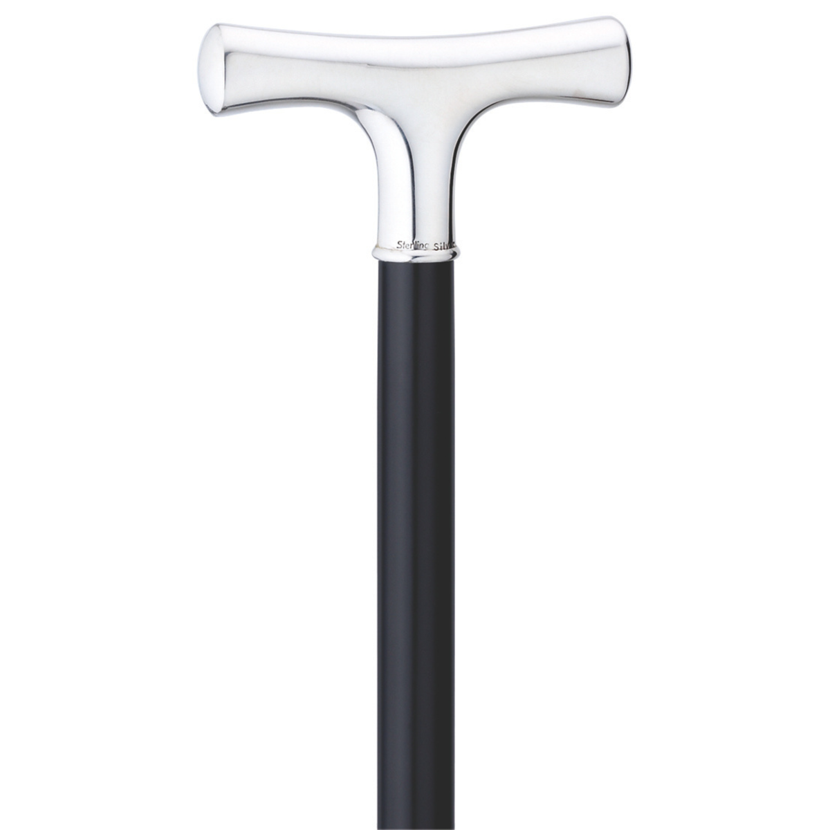 Ladies' "T" Sterling Silver Cane - Tophatter Daily Deals