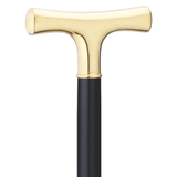 Ladies Golden "T" Handle Walking Cane - Tophatter Daily Deals