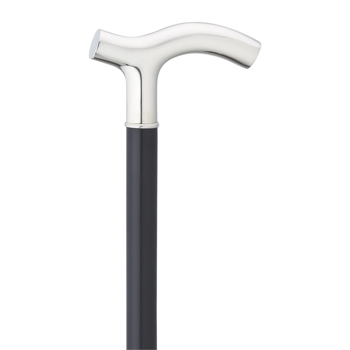 Elegant Alpacca Fritz Handle Walking Stick - German Craftsmanship - Tophatter Daily Deals