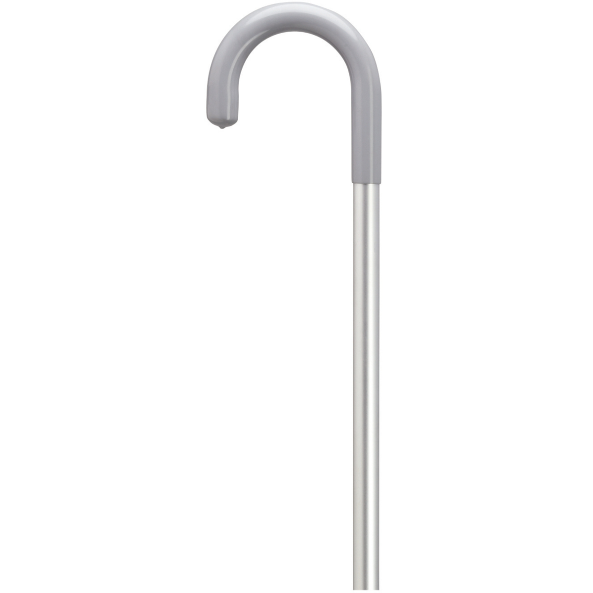 Aluminum Crook Handle "Hospital" Cane-Non-Adjustable - Tophatter Daily Deals