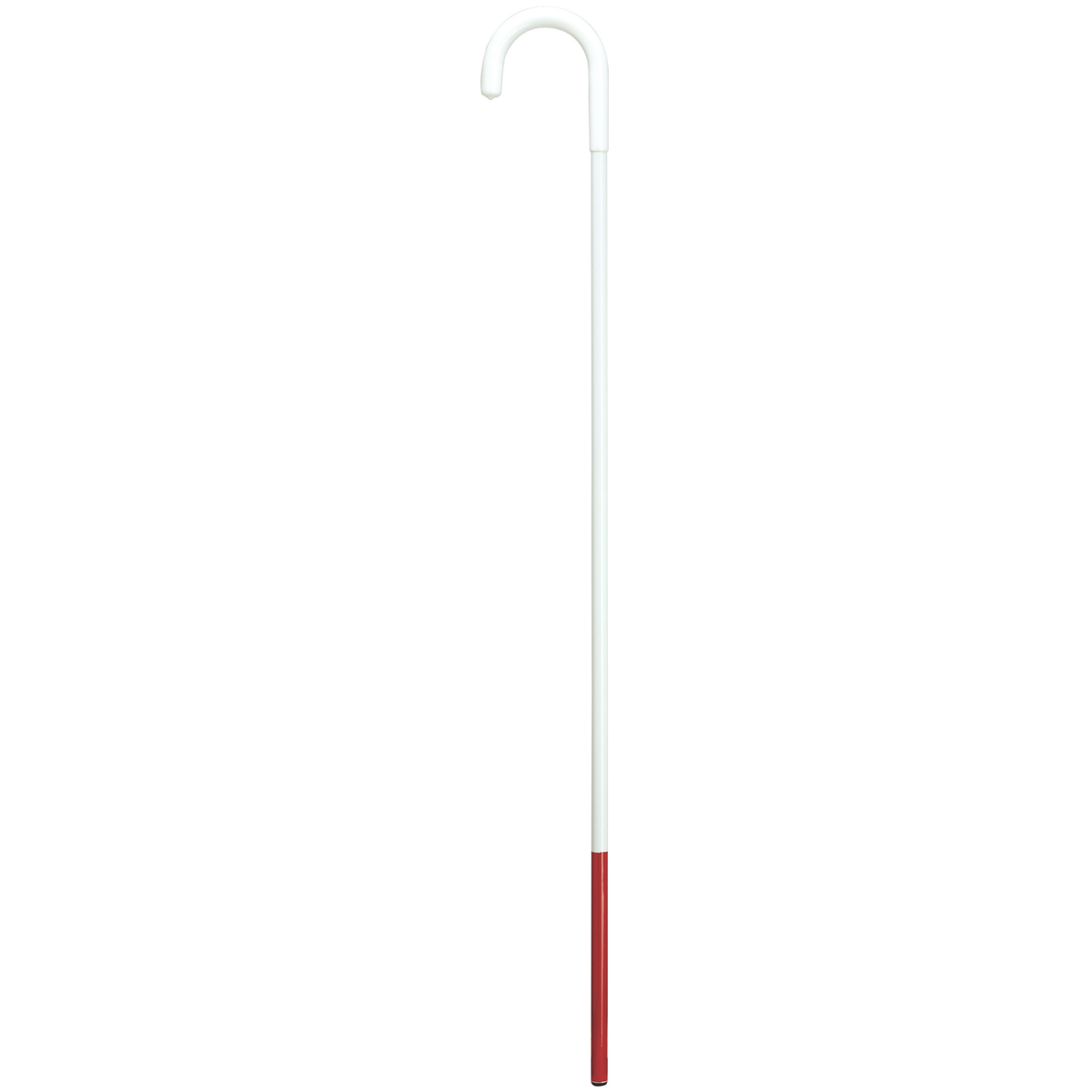 Visually Impaired Aluminum Crook Handle Cane-5-8" . - Tophatter Daily Deals